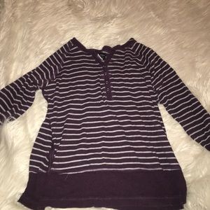 Vintage Dark purple henley